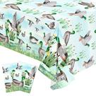 Toalhas de mesa, 2 peças, capa de mesa Mallard Duck Party 220 x 130 cm