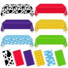 Toalhas de Mesa QUERICKY Story Pacote com 6 Unidades 220x130cm Capa de Mesa de Plástico Toalhas de Mesa QUERICKY Story Pacote com 6 Unidades 220x130cm Capa de Mesa de Plástico