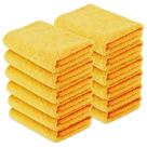 Toalhas de microfibra Amazon Basics para carros, 16x16 cm, amarelas, pacote com 12