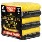 Toalhas de microfibra Mighty Cleaner 540GSM 30x30cm, pacote com 6