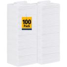 Toalhas de Microfibra UNIMADE - Pacote com 100 Unidades (29x29cm) - Branca