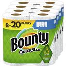 Toalhas de Papel Bounty Quick Size - 8 Rolos (Equivalente a 20 Rolos Regulares)