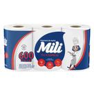 Toalhas De Papel Mili 600 Folhas Pack Família Com 3 Mega Rolos x 200 Toalha 19x20,5 Multiuso Máxima Absorção Resistência Toalhas De Papel Mili 600 Folhas Pack Família Com 3 Mega Rolos x 200 Toalha 19x20,5 Multiuso Máxima Absorção Resistência