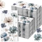 Toalhas de papel para hóspedes, guardanapo floral Epakh, 2 camadas, 200 unidades