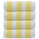 Toalhas de piscina e praia, cadeira, roupa de cama turca, 100% algodão, pacote com 4