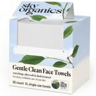 Toalhas de rosto Sky Organics Gentle Clean 50 XL Toalhetes de uso único