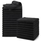 Toalhas de Salão UNIMADE - Pacote com 24 Unidades de Microfibra (40x75cm) - Pretas