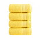 Toalhas HALLEY, pacote de algodão turco, 4 mãos, amarelo supermacio