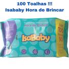 Toalhas Lenços Umedecidos Infantil Hora de Brincar Com 100 Unidades Isababy