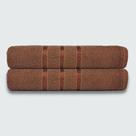 Toalhas Para Pet 2 Peças Beka 70x125 Cm 100% Algodão Marrom