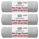 Toalhas para Tapete de Yoga CYCLXY, Kit com 3, Antiderrapantes, 183 x 67 cm