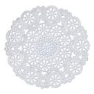Toalhas rendadas de papel Royal 25 cm redondas, pacote com 12