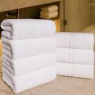 Toalhas Rosto Hotel Kit Com 5 Costura Dupla Basic 70x45cm