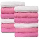 Toalhas Sunny Zzzzz Baby Muslin, pacote com 12 panos de 30 x 30 cm