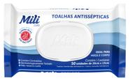 Toalhas umedecidas antissepticas 50 und elimina 99 por cento das bactérias