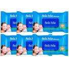 Toalhas Umedecidas Bebê Feliz 120 Unidades Kit c /6 pcts