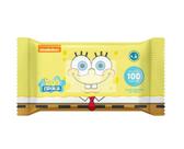 Toalhas Umedecidas Bob Esponja Wipex Com 100 Unidades