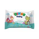 Toalhas Umedecidas Dinno Baby com 48 Unidades Limpeza Suave, Vegano, pH Ideal e Aloe Vera