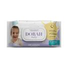 Toalhas Umedecidas Hipoalergênicas SEM Álcool - 100 Folhas com Tampa - Dorah Baby