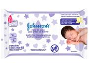 Toalhas Umedecidas Johnson's Baby Hora do Sono 48 Unidades