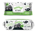 Toalhas Umedecidas para Pets BUGALUGS 110 Unidades Biodegradáveis Sem Fragrância