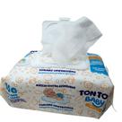 Toalhas umedecidas ton ton baby premium 200 folhas ideal para troca de fralda