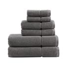 Toalhas Vera Wang, conjunto de 6 peças de algodão, cinza absorvente