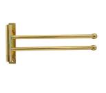 Toalheiro Articulado C/ 2 Barras 40cm Dourado