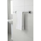 Toalheiro Banheiro 64cm Cromado Moderno Metal Resistente