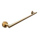 Toalheiro de Banho Redondo Inox Dourado