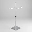 Toalheiro de mesa Duplo linha Quadrada Latão Cromado