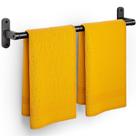 Toalheiro de Parede Powools 61 cm Preto Fosco Antiferrugem
