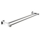 Toalheiro Duplo 50 cm Inox - Kromus QD0411-50