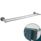 Toalheiro Duplo Banheiro Cromado Inox 304 Porta Toalha de Banho 60cm Barra Dupla Aço Inox Acessorio Lavabo Suporte de Parede Prata Brilhoso Espelhado Toalheiro Duplo Banheiro Cromado Inox 304 Porta Toalha de Banho 60cm Barra Dupla Aço Inox Acessorio Lavabo Suporte de Parede Prata Brilhoso Espelhado