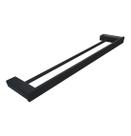 Toalheiro Duplo Inox - Preto Fosco