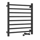 Toalheiro Elétrico 9 Barras Quadrate Alumínio Bivolt Preto Cor:Preto Toalheiro Elétrico 9 Barras Quadrate Alumínio Bivolt Preto Cor:Preto