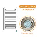 Toalheiro Elétrico Digital Avonflow Cromado - 250W / 220 V