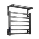 Toalheiro Elétrico Térmico Aquecido 45x 50 Preto Fosco 110V