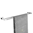Toalheiro Porta Toalha Duplo Para Banheiro 60cm Inox 304 Ref. QRED4012