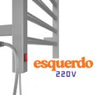 TOALHEIRO TERMICO 2 TOALHA CINZA CIRCULAR Voltagem:220v-esquerdo