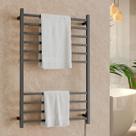 Toalheiro Térmico Alumínio 100x66x10cm 10 Barras Quadrate Bivolt Toalheiro Térmico Alumínio 100x66x10cm 10 Barras Quadrate Bivolt