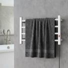 Toalheiro Térmico Alumínio 33x53x10cm 4 Barras Clássico Bivolt Branco Toalheiro Térmico Alumínio 33x53x10cm 4 Barras Clássico Bivolt Branco