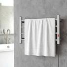 Toalheiro Térmico Alumínio 33x53x10cm 4 Barras Clássico Bivolt Prata Toalheiro Térmico Alumínio 33x53x10cm 4 Barras Clássico Bivolt Prata