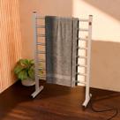 Toalheiro Térmico Alumínio Portátil 80x60x22,5cm 8 Barras Clássico Bivolt Prata Fosco Toalheiro Térmico Alumínio Portátil 80x60x22,5cm 8 Barras Clássico Bivolt Prata Fosco