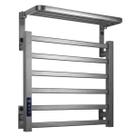 Toalheiro Térmico Elétrico Para Banheiro Com Temporizador de Secagem e Display Digital Preto 45x50cm 110v