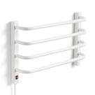 Toalheiro Térmico Flape Branco Para 1 Toalha - Esquerdo 110
