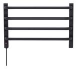 Toalheiro Termico Parede Preto 220v Lado Esquerdo 1 Toalha