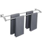 Toalheiros de banho duplos Porta-toalhas Alise Stainless Steel