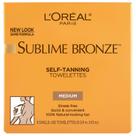 Toalhetes Autobronzeadores Loreal Paris Sublime Bronze - Pacote com 3