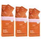 Toalhetes corporais BUSYCO Refresh para mulheres que limpam o aroma cítrico